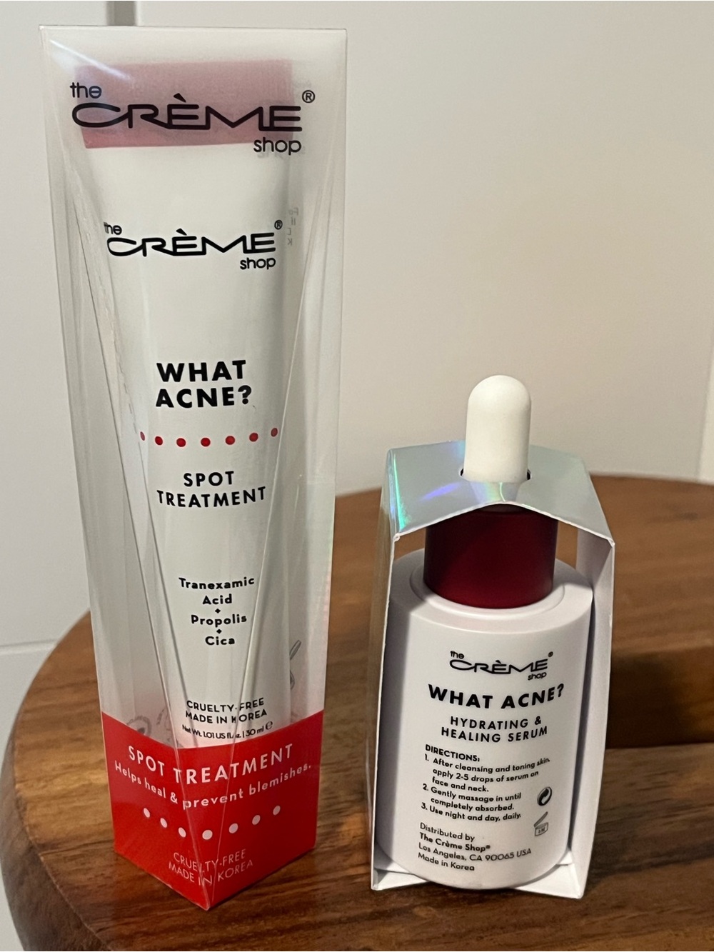 The Crème Shop What Acne? Spot Treatment & Hydrating Serum
